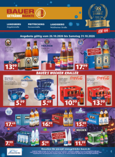 Unser Aktuell gültiges Angebot vom 26.10.2026 bis 31.10.2026 